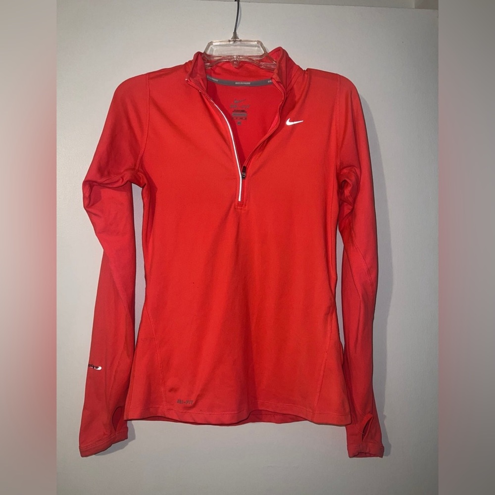 Nike women’s long sleeve running jacket, size XS